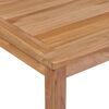 vidaXL Garden Dining Set Natural Teak Large Seats 7 Rectangular