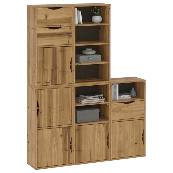 vidaXL Side Cabinet Honey