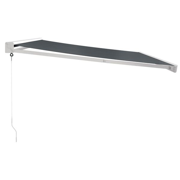vidaXL Retractable Awning Anthracite