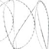 vidaXL Concertina Razor Wire Galvanized Steel 984.3'