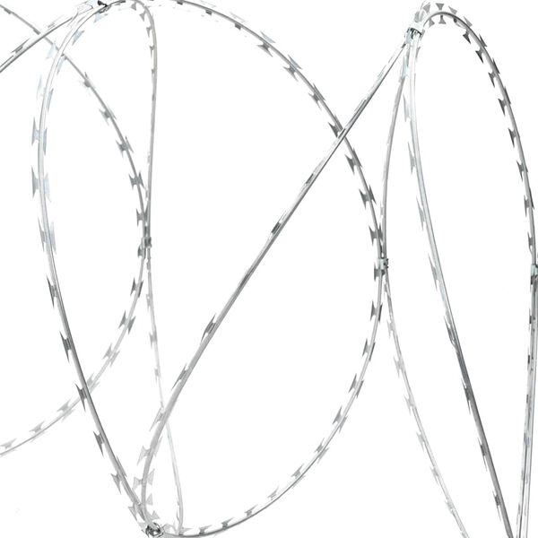 vidaXL Concertina Razor Wire Galvanized Steel 984.3'