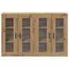 vidaXL Wall Cabinets 2 pcs Artisan Oak 27.36 x 13.39 x 35.43 in