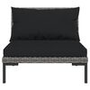 vidaXL Garden Lounge Set Dark grey
