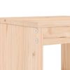 vidaXL Garden Bar Set Natural Pine Solid Pine Wood Medium Sturdy