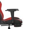 vidaXL Gaming Chair Black and Red