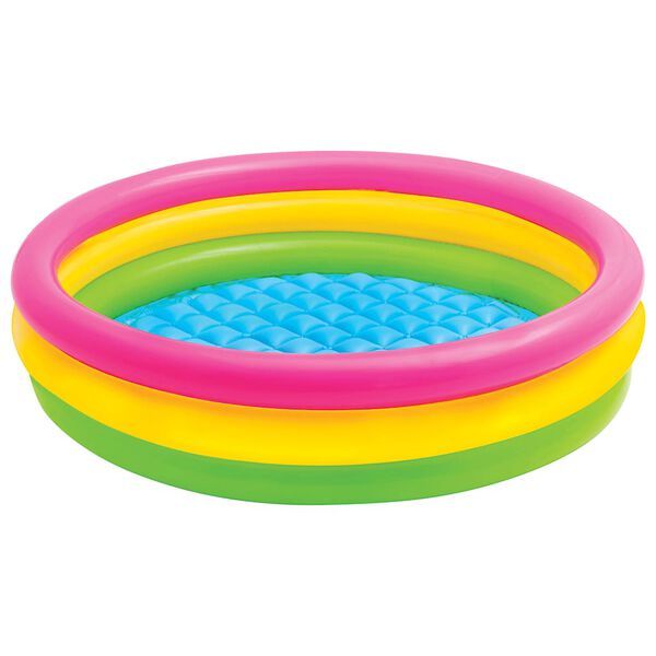 INTEX Inflatable Pool Pink, Yellow, Green