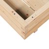vidaXL Garden Planter Natural Wood Solid Pine Wood Medium Durable