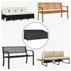 vidaXL Garden Bench Cover 78.74 x 39.37 x 35.04 in 600D Oxford Fabric