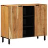 vidaXL Sideboard Natural 35.43 x 13.19 x 29.53 in Solid Acacia Wood