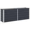 vidaXL Planter Anthracite 480 x 50 x 45 cm Galvanised Steel