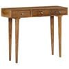 vidaXL Console Table Brown Solid mango wood 40.2x11.8x31.1 in