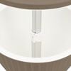 vidaXL Ice Cooler Table Light Brown Polypropylene Medium Convertible