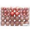 vidaXL Christmas Bauble Set of 100 Pink and Rose Polystyrene (PS)