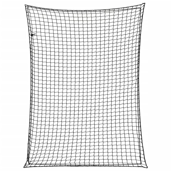 vidaXL Trailer Net with Elastic Rope Black 13.1x9.8' PP