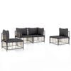 vidaXL Garden Lounge Set Anthracite