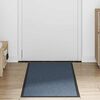 vidaXL Doormat Blue PP (Polypropylene) and PVC 23.6x59.1 in Non-slip