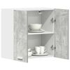 vidaXL Kitchen Wall Cabinet Concrete Grey Engineered Wood