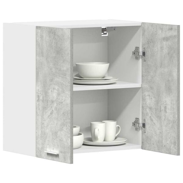 vidaXL Kitchen Wall Cabinet Concrete Grey Engineered Wood
