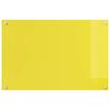 vidaXL Kitchen Backsplash Yellow 35.43 x 23.62 x 0.24 in