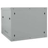 vidaXL Network Cabinet with Storage Gray 60 x 60 x 50 cm Steel