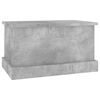 vidaXL Storage Box Concrete grey Engineered wood Medium Storage Box