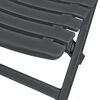 vidaXL Garden Bistro Set Anthracite Plastic Compact Foldable