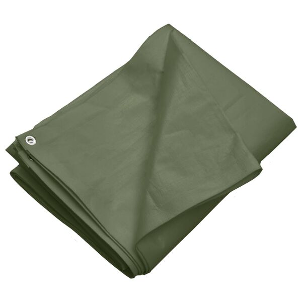 vidaXL Tarpaulin 0.9 oz/ft&sup2; 13.1'x16.4' Green HDPE
