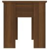 vidaXL Coffee Table Brown Oak Engineered Wood 39.8 x 19.3 x 20.5 in