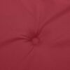 vidaXL Patio Chair Cushions 2 pcs Wine Red 15.7x15.7x1.6" Oxford Fabric