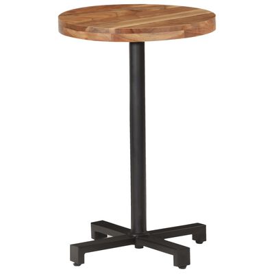 vidaXL Bistro Table Round Ø19.7"x29.5" Solid Acacia Wood