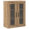 vidaXL Wall Mounted Cabinets 2 pcs Artisan oak and Black