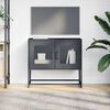 vidaXL TV Cabinet Anthracite Cold-rolled steel Small TV Cabinet
