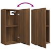 vidaXL Bathroom Cabinet Brown Oak Engineered wood Medium Wall mounting