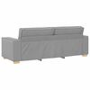 vidaXL Sofa 3 pcs Cloud Grey Linen-blend Fabric