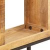 vidaXL Bookshelf Natural Mango Wood Solid mango wood 31.5x9.8x68.9 in
