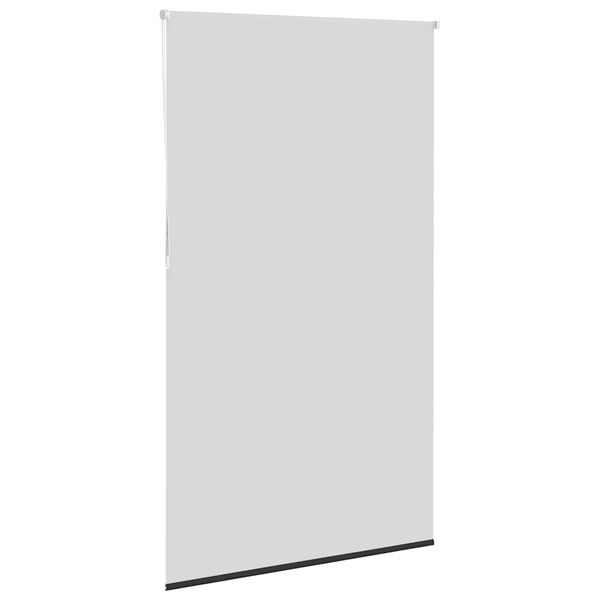 vidaXL Roller Blind Black 100% Polyester, Aluminum 51.2 x 82.7 in