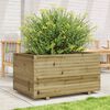 vidaXL Garden Planter Natural Pine Wood