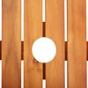 vidaXL Garden Dining Set Cream white Solid Acacia wood Standard Durable