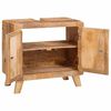 vidaXL Bathroom Cabinet Brown Solid Mango wood and Engineered wood