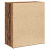 vidaXL Sideboard 2 pcs Old Wood 23.62 x 12.20 x 27.56 in
