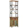 vidaXL Highboard Mixed Solid reclaimed wood, metal Highboard Rectangular