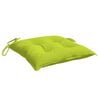 vidaXL Chair Cushion Set of 4 Bright Green Oxford fabric (100% polyester)