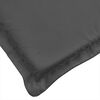 vidaXL Sun Lounger Cushion Melange Anthracite 100% polyester