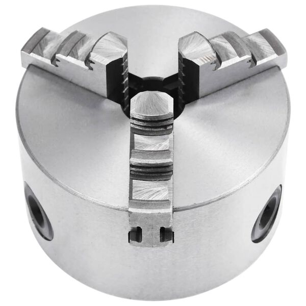 vidaXL 3 Jaw Self-Centering Lathe Chuck 3.94 " Steel