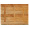vidaXL Table Top Oak Solid mango wood 35.4x23.6x1.5 in Durable