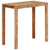 vidaXL Bar Table Multicolor Solid reclaimed wood Medium Durable
