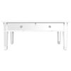 vidaXL Coffee Table Engineered wood, mirrored glass, non-woven fabric