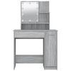 vidaXL Dressing Table Grey Sonoma Engineered wood, acrylic
