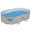 Bestway Swimming Pool Grey Rust-resistant steel frame Large