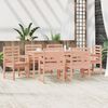 vidaXL Garden Dining Set Douglas wood Solid Douglas wood 7 Piece Durable